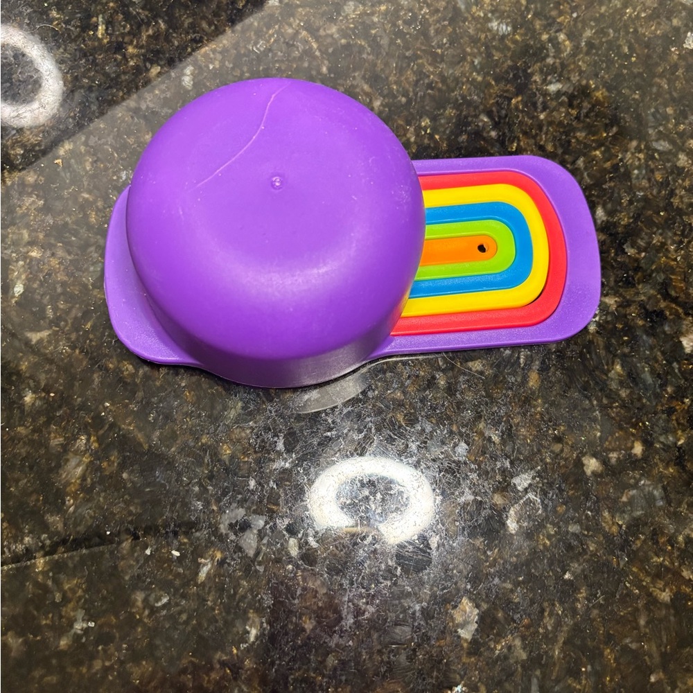 Colorful Nested Measuring Cup Set - Picture 3 of 4
